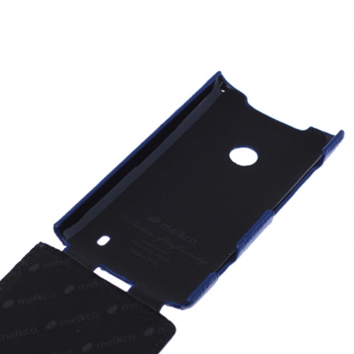 Чехол-раскладной для Nokia Lumia 520 Melkco синий фото 2