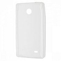 Чехол-накладка для Nokia X/X+ iBest TPU прозрачный