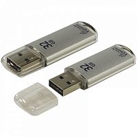 USB-Flash 32Gb SmartBuy V-Cut USB 2.0 серый
