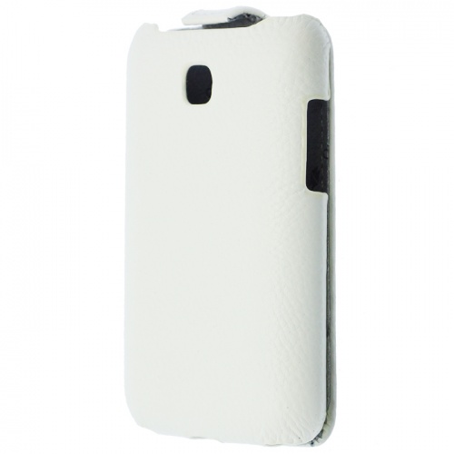 Чехол-раскладной для LG Optimus L3 II Dual E435 Melkco белый фото 3