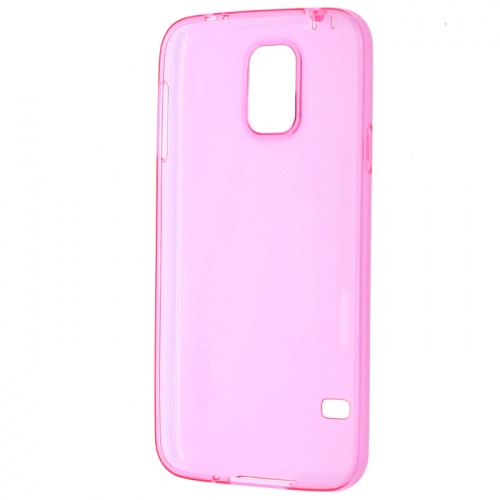 Чехол-накладка для Samsung i9600 Galaxy S5 Hoco Thin TPU розовый фото 2